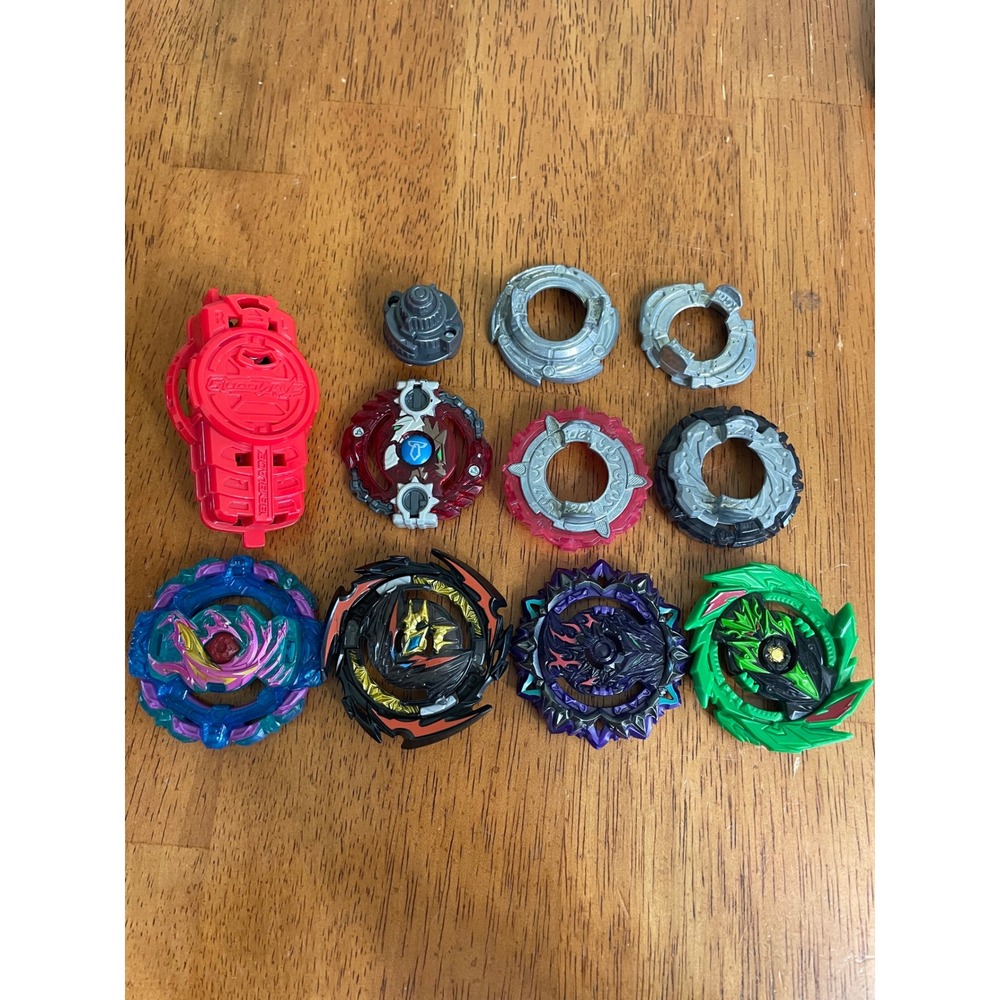 Beyblade Lot Burst Poison Surge Destruction Spinning Top Parts Read